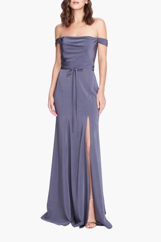 Picture of Rimindi Off Shoulder Draped Gown